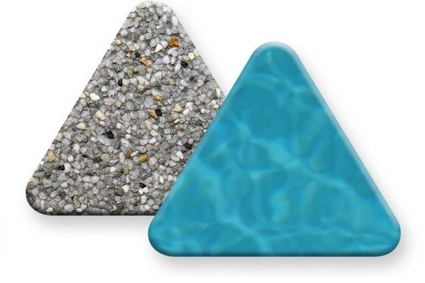 PebbleSheen French Grey aggregate finish sample