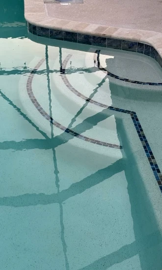 finished steps and coping of pool steps and coping